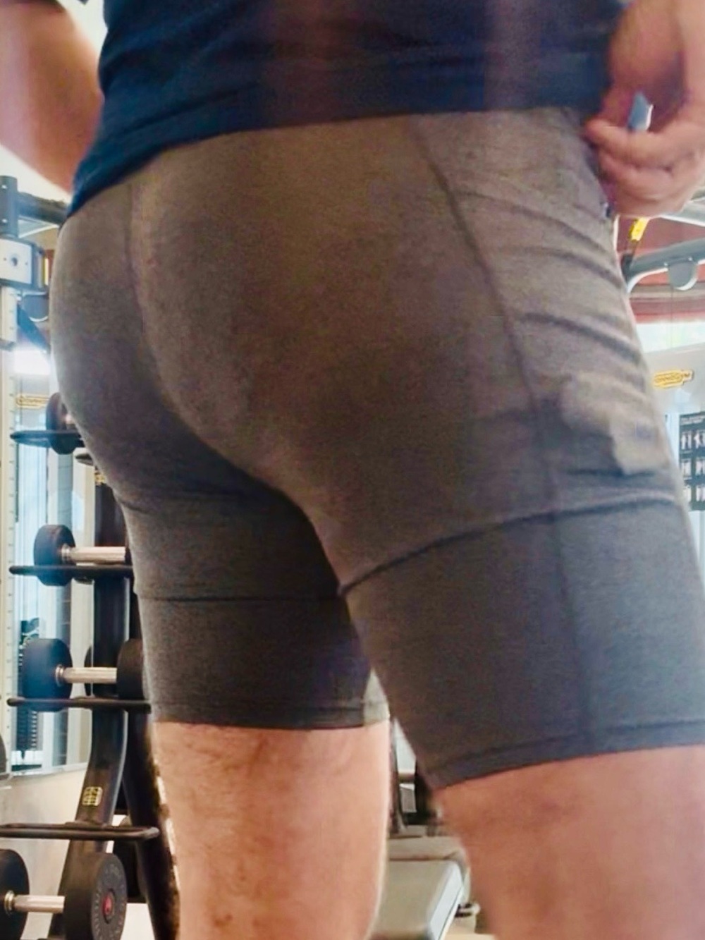 Men's Gray Compression Shorts * NELEUS Shorts with Pocket * NEW & IMPROVED - Picture 9 of 13